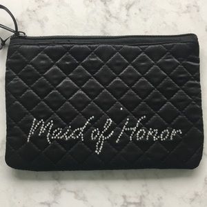 Maid of Honor MOH cosmetic bag